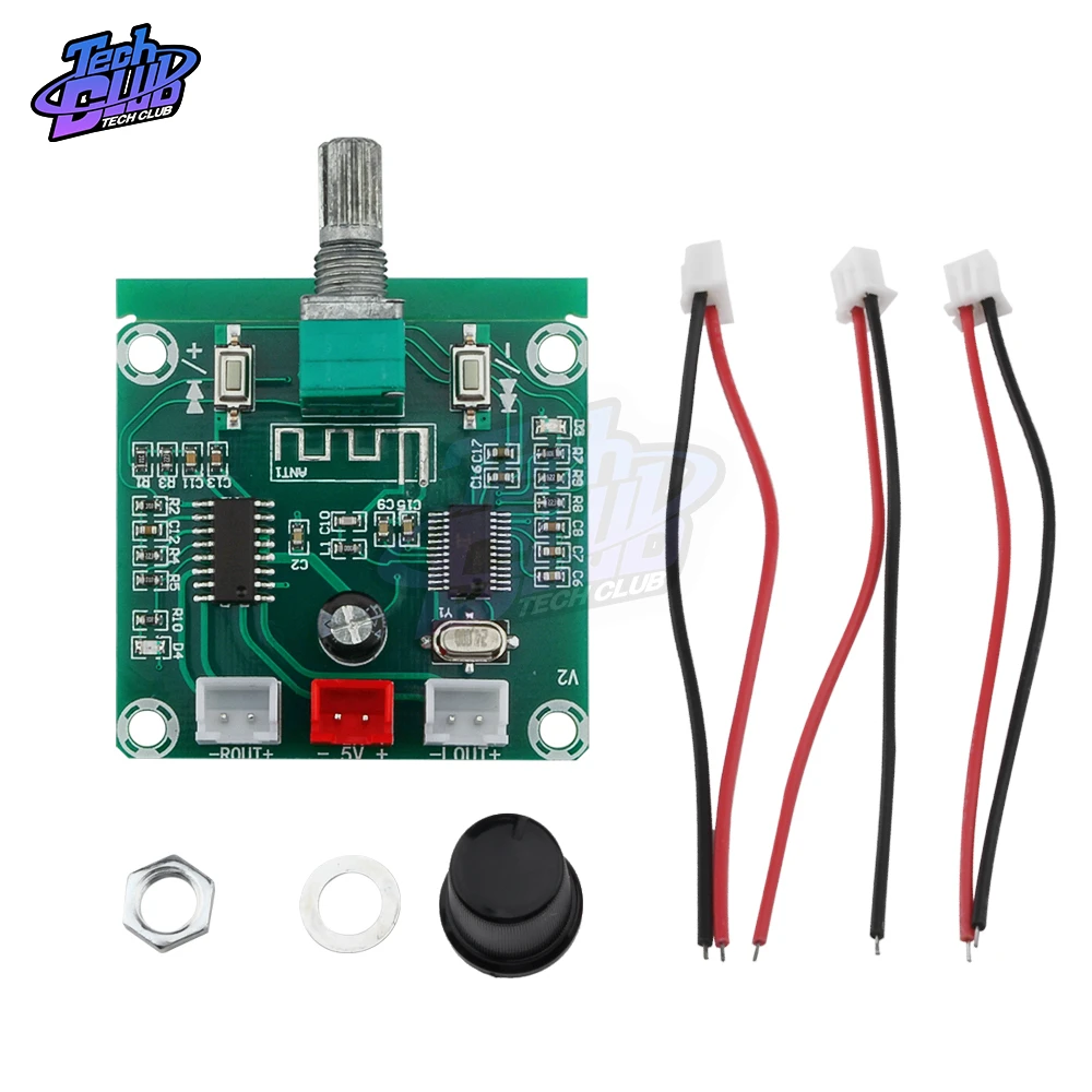 DC 5V Bluetooth 5.0 HD 2*5W Amplifier Board PAM8403 Power DIY Wireless Speaker Class D Amplifiers Module Dual Channel Ste