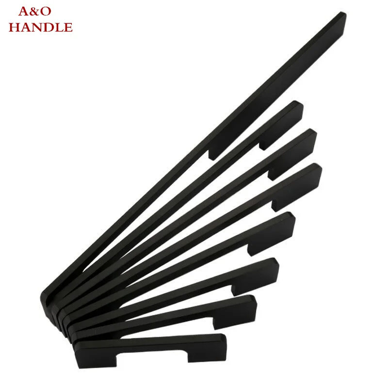 Handles Drawer Cabinet Furniture Kitchen Handles for Wardrobe Doors and Windows Black Golden 1000mm Super Long Hardware