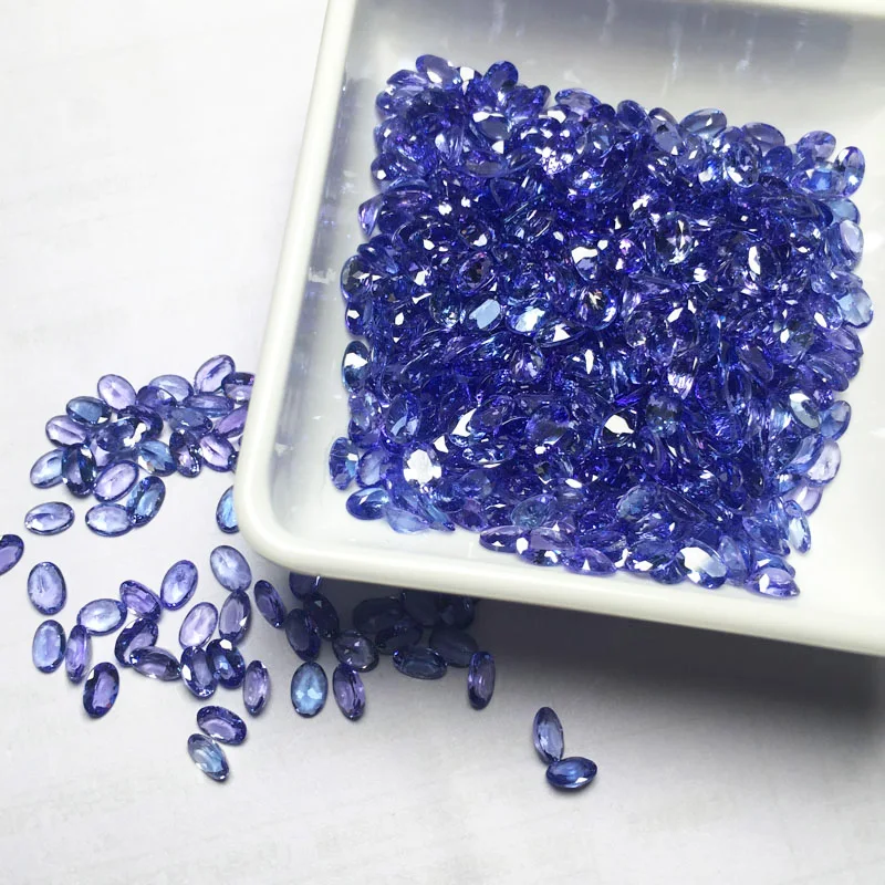 Genuine Natural Tanzanite Loose Gemstone 1PCS Genuine Tanzania origin Diy  Jewelry for Silver Gold Ring Women Party Gift