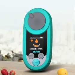 Mileseey Brix Refractometer 0-53% Digital Brix Tester Meter Portable Grape Refractometer Test Honey Fruits Coffee Sugar Content