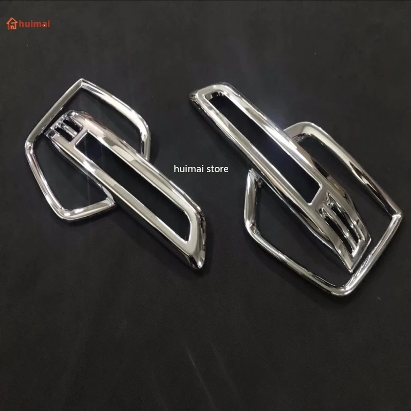 For  Honda Odyssey  2018 RC1 RC2 Japanese Edition Chrome Bumper Front Fog Light Lamp Cover Trim Bezel