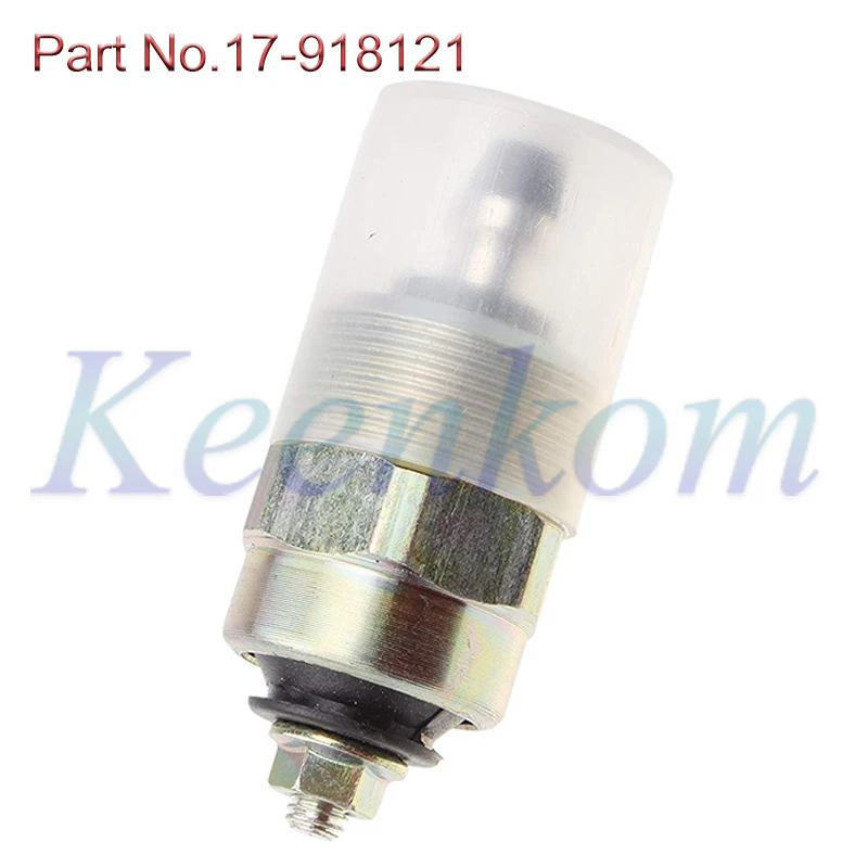 12V Engine Stop Solenoid Valve 17-918121 17918121 Fit For JCB Mini Crawler Excavator 8080 8052 8060 8056