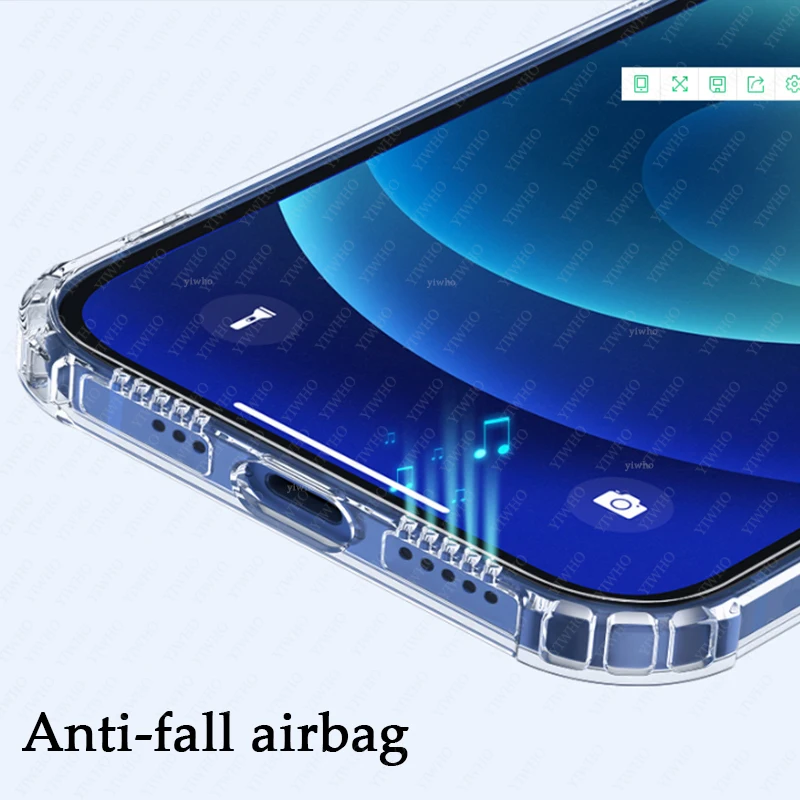 For Samsung Galaxy m51 Case Shockproof Cover For Samsung M51 2020 SM-M515F/DSN Transparent Soft Airbag Phone Coque Shell silicon