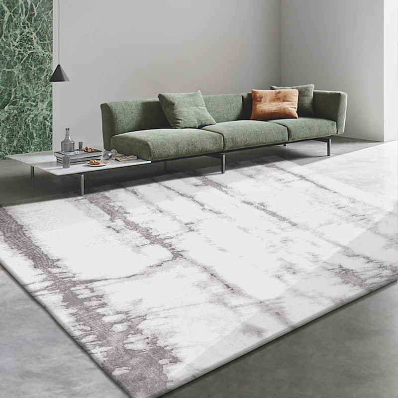 Grey Abstract Carpet Living Room Bedroom Nordic Rug Home Bedside Sofa Coffee Table Floor Mat Modern thick Carpet Kids Room Rugs