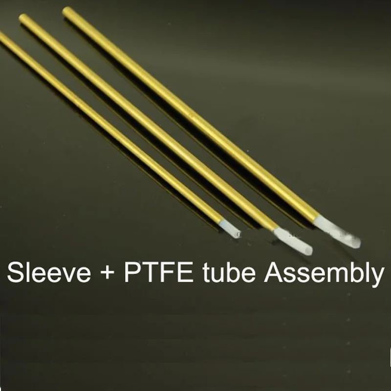 3.18mm 4mm 4.76mm 6.35mm Shafting Copper Sleeve PTFE Tube Assembly Length 300mm Shaft Bushing Parts for RC Boat Model Soft Shaft