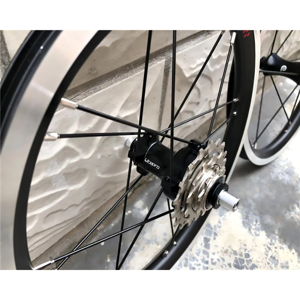 Litepro 14 inch 16 inch Bike Wheels Wheelset Folding Bicycle 412 / Outer Three Shift Wheel Set Outer Three Speed Wheel Set