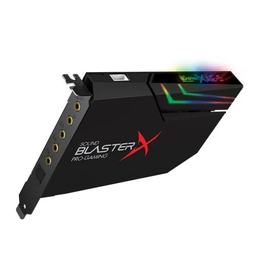 Imagem -04 - Placa de Som Original para Crea-ti-ve Blasterx Ae5 32bit 384khz Jogos hd Hi-fi Built-in