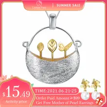 925 Silver Handmade Garden Pendant for Women #3