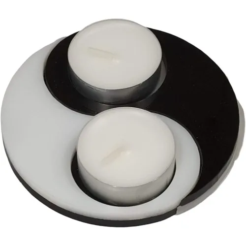 Didideko Ying Yang Plexi Candle holder