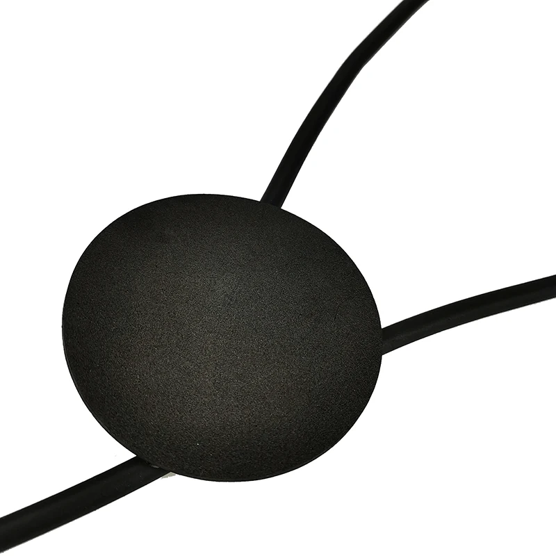 UKEBAY Novel Round Pendant Necklaces Black Rubber Chains 2020 Women Fashion Design Necklaces Festival Gift Punk Jewelry Necklace