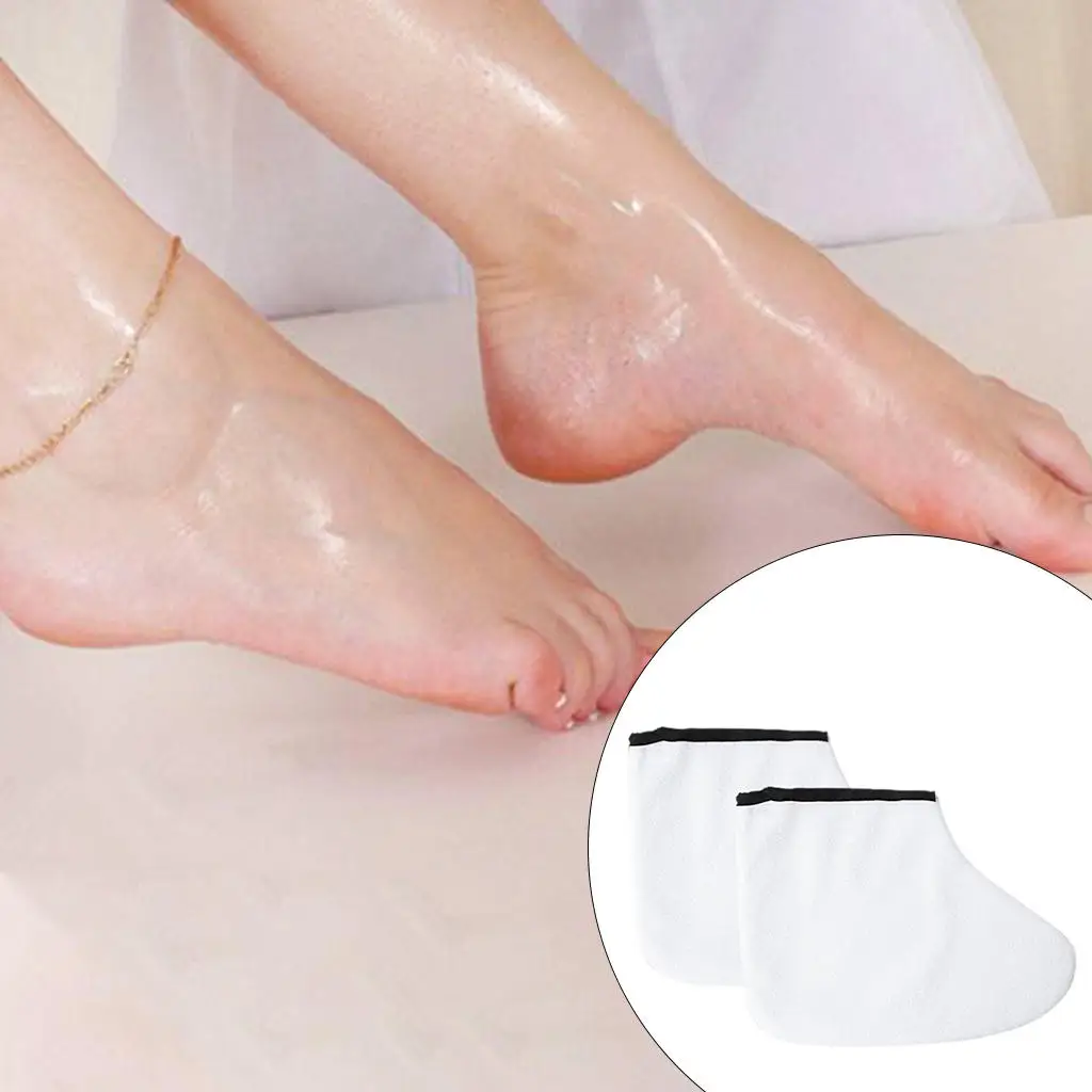 Parafin Wax SPA Sarung Tangan Kaki Sarung Tangan Booties Nyaman Katun Lilin Perawatan Panas