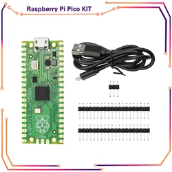 Kit de placa raspberry pi pico com processador arm, placa de microcontrolador de baixo custo de alto desempenho + processador dual-core