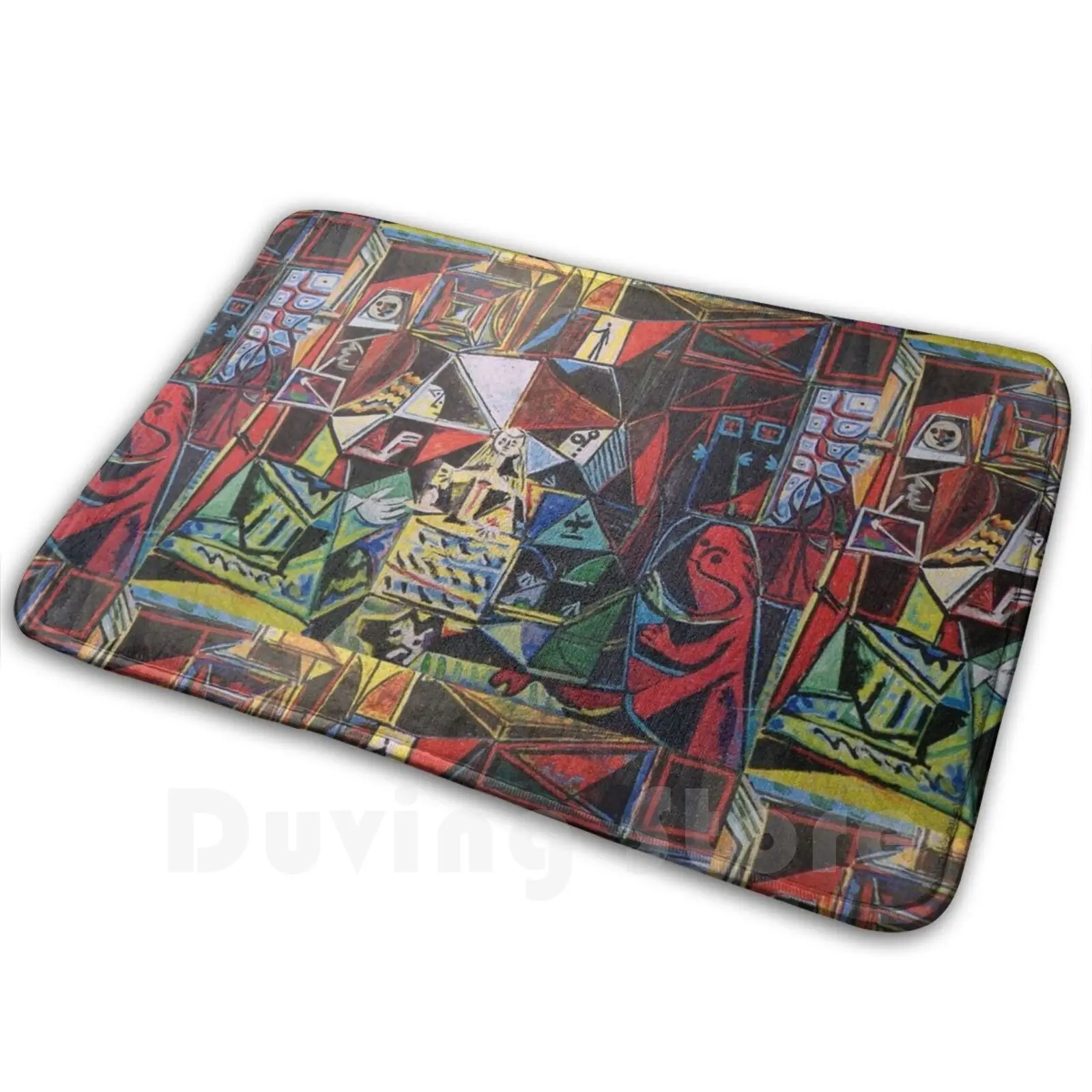 Picasso , Las Meninas Carpet Mat Rug Cushion Soft Non-Slip Picasso Las Meninas Cubism Colorful