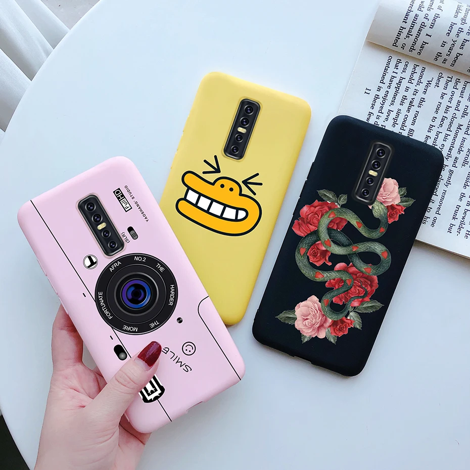 For Vivo V17 Pro Case V 17 Pro 1909 1910 Soft Silicone Fashion Phone Case For Vivo V17 Pro V17Pro Cases Vivo V 17Pro Back Cover