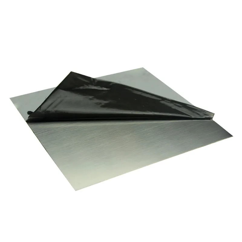 1Pc 304 Stainless Steel Sheet Square Steel Plate Metal Pad Polished Plates Thick 1/1.5/2/3mm