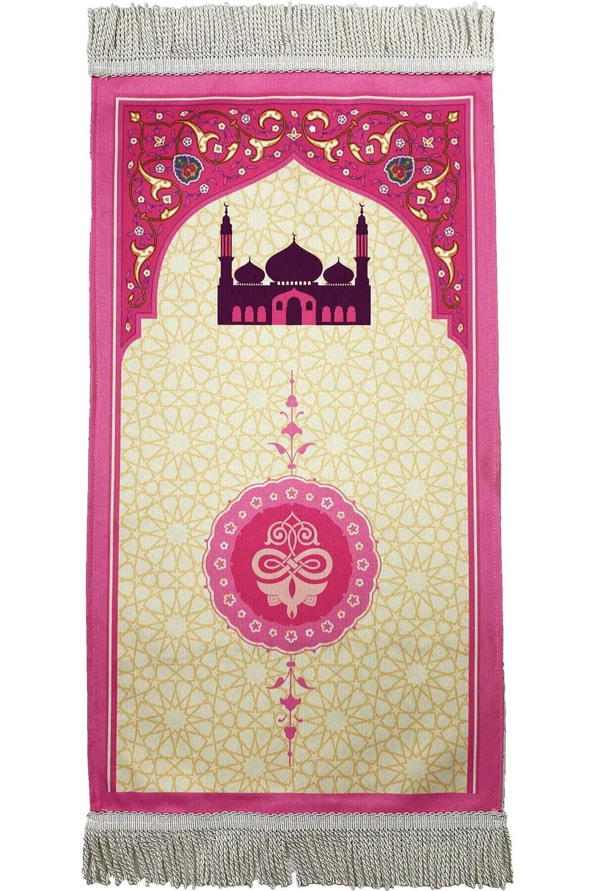 Digital Print Lining Small Child Prayer Rugs Double-deck