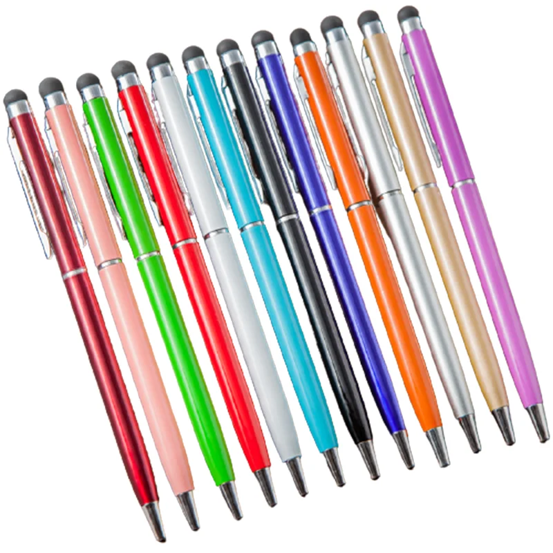 1pcs Fashion Metal Touch Screen Ballpoint Pen Luxurious Business Gift Office Stationery Supplies Practical Writing Pen