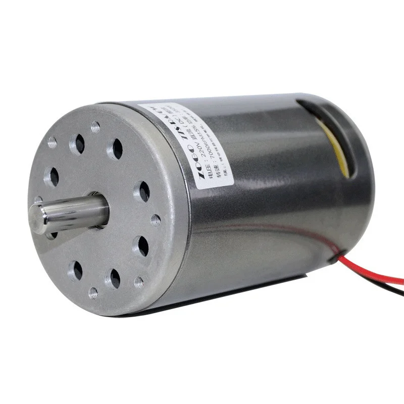 Imagem -02 - Velocidade 7000rpm para a Frente Rolamento Reverso Motor do Motor com Ventilador de Refrigeração para Lixadeira de Correia ou Máquina de Moedura Dc220v 350w 680 de Alta