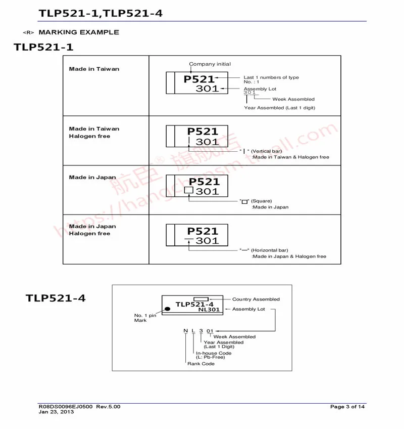 ใหม่ TLP521 P521 TLP521-1 TLP521-1GB ขนาดเล็ก1.27มม.Optocoupler Patch SOP4