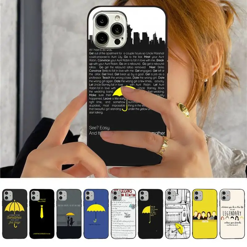 America sitcom how i met your mother Phone Case for iphone 13 11 8 7 6 6S Plus X XS MAX 5 5S SE 2020 XR 11 pro DIY Funda capa