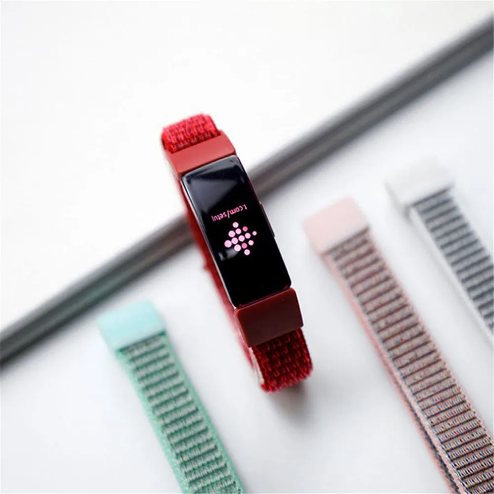 Strap for Fitbit Inspire Nylon Loop Wrist Band Soft Replacement Bracelet For fitbit inspire HR Smart Bracelet Nylon Sport Strap