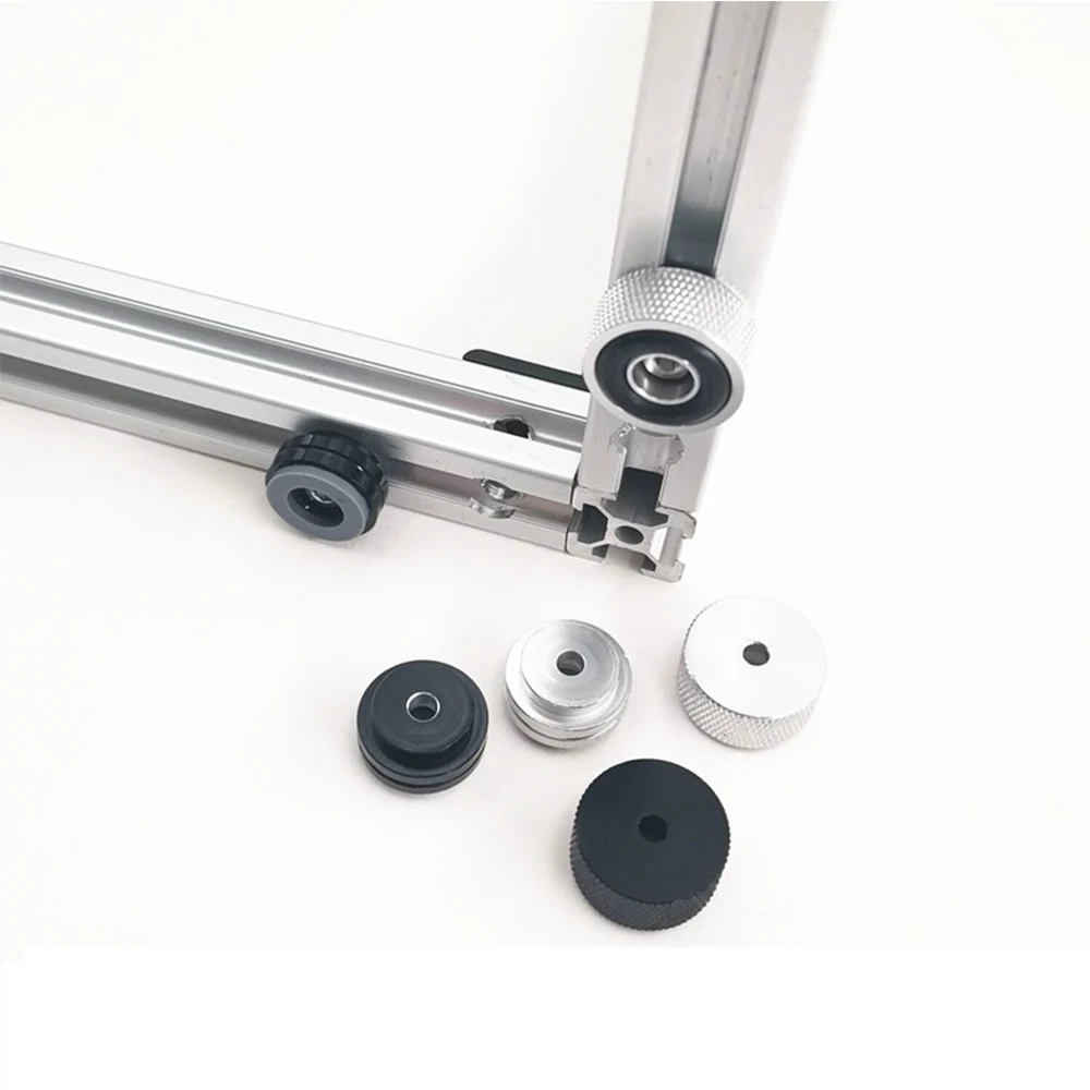 4pcs/lot Aluminum Rod Connector European Standard 2020 Aluminum Profile Foot Pad Anti-vibration and Anti-skid Support Feet