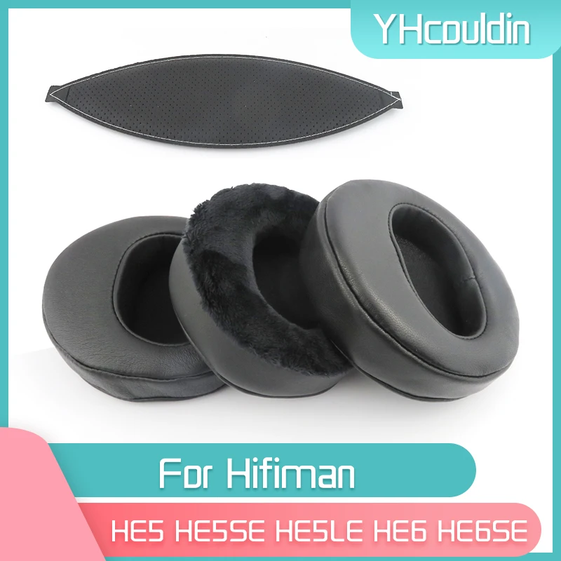 

YHcouldin Earpads For Hifiman HE6SE HE6 HE5SE HE5LE HE5 Headband Headphone Replacement Pads Headset Ear Cushions