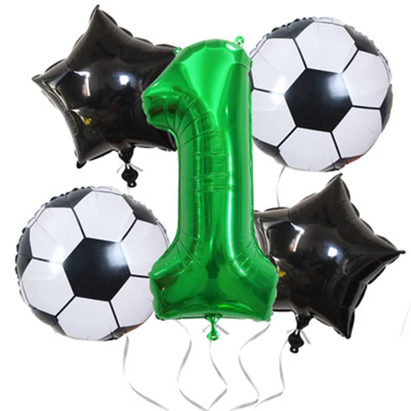 Soccer Football Theme Kids Boy Birthday Party Disposable tableware Cup Plate baby Bath  Party decoration  Ballon Supplies Set