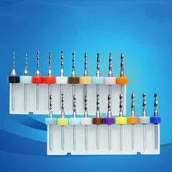 Import 10 Stks/set 0.1Mm Tot 3.0Mm Pcb Mini Boor Tungsten Staal Carbide Voor Printplaat Cnc boren Machine