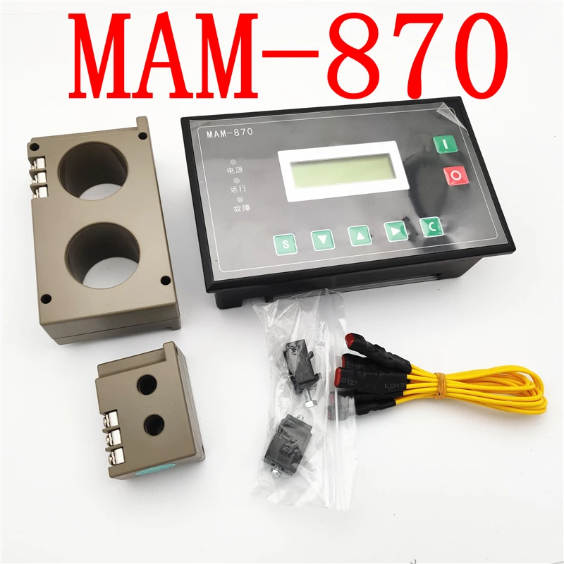 Air compressor controller display panel MAM-870 MAM870(B) MAM870 CK383M007-1 S/N: 1910221342 220V/380V