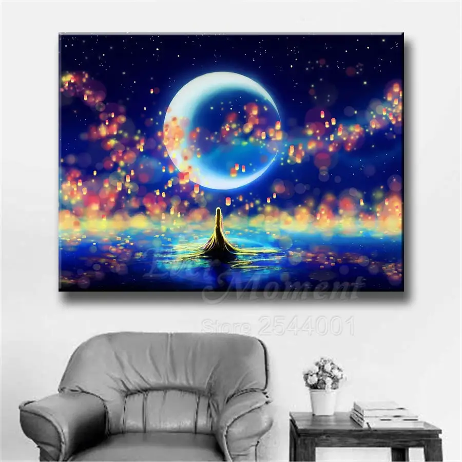 Ever Moment Diamond Painting Planet Picture Full Square Round Drills Resin Drills Home Decoration New Arrival ASF2175