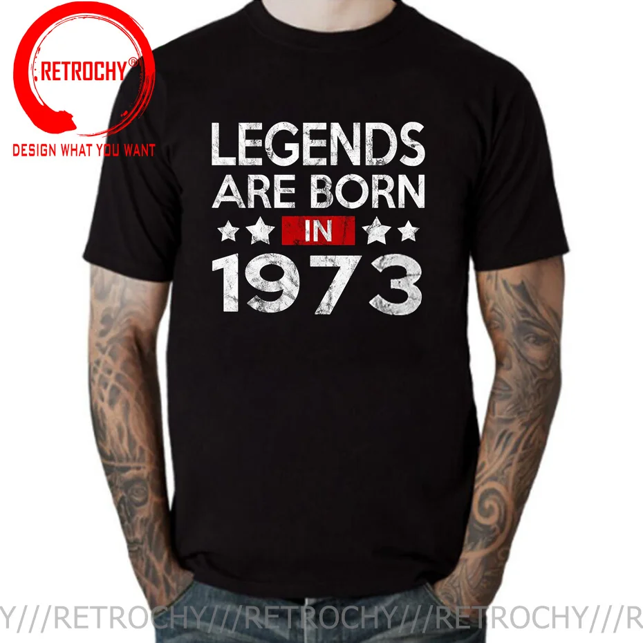 Vintage Legends are born in 1970/1971/1972/1973/1974/1975/1976/1977/1978/1979 T shirt men 1970s Papi Father Dad Birthday T-shirt