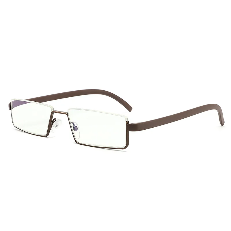 Bequeme leichte halbe Rahmen Lesebrille tr90 Harz faltbare presbyopische Brille unisex für Frauen & Männer Mode mit Brillen etui