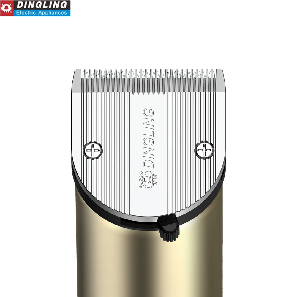 Dingling-Aparador de pêlos recarregável para homens, aparador de cabelo profissional, lâmina de aço carbono, 4 horas Charge Time, 220V, 50Hz