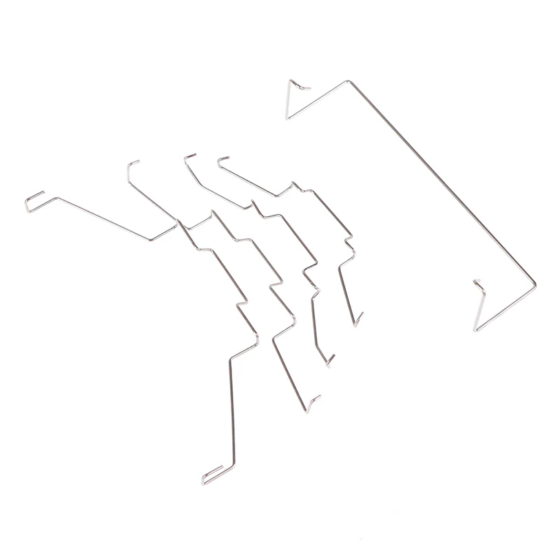 1 пара вентилятор радиатора CPU крюк фиксированный кронштейн вентилятор с пряжкой эластичные Сталь вентилятор с пряжкой