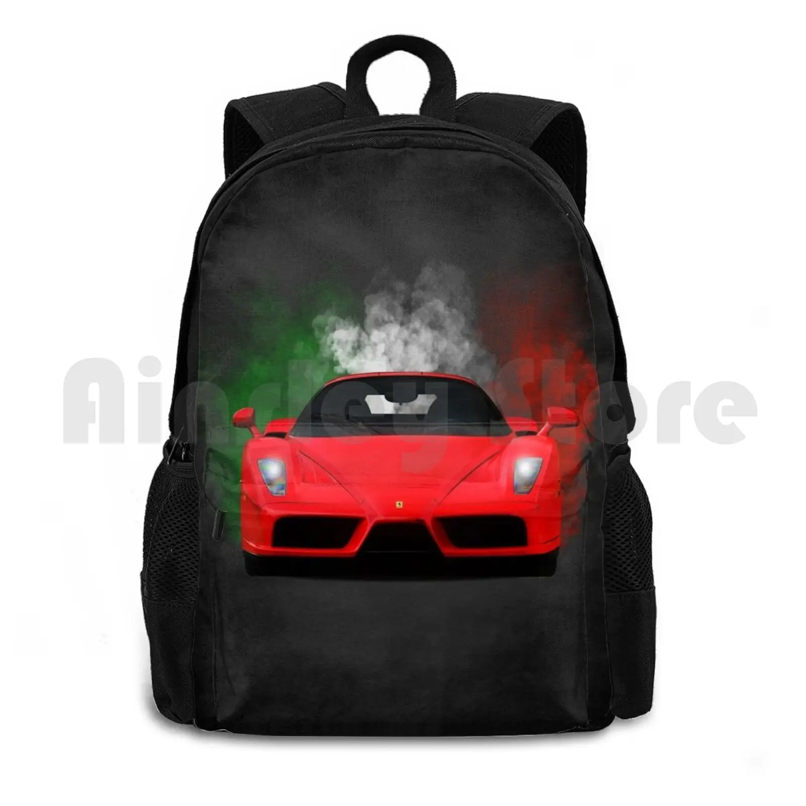 The Face Outdoor Hiking Backpack Waterproof Camping Travel Supercar Super Car Car Cars Classic Car Sports Car Italian Transport