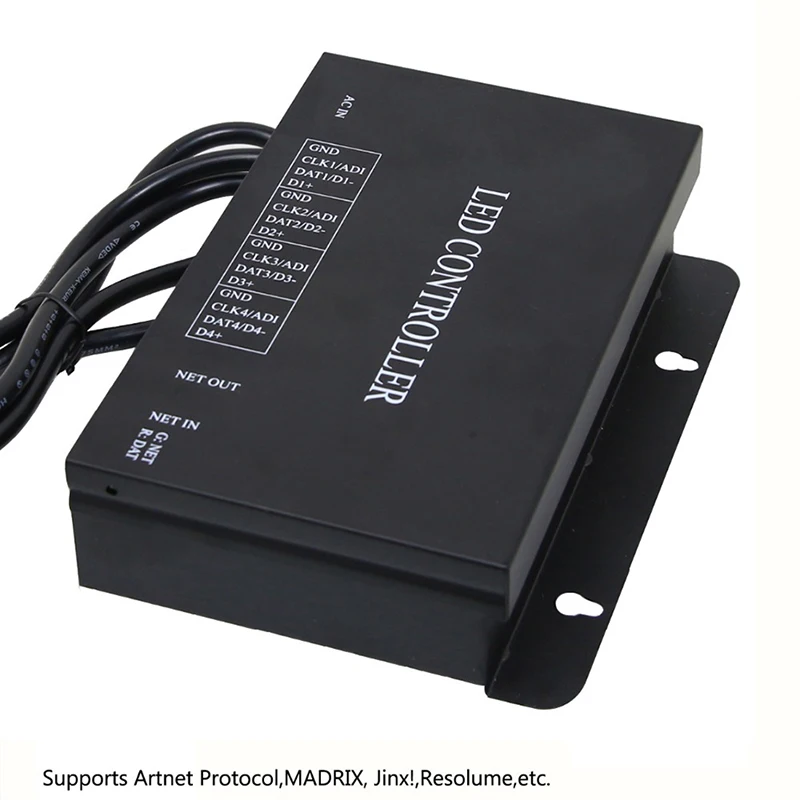 Artnet Madrix Jinx! Led RGB Controller DMX512 WS2801 WS2811 WS2812 LED Pixel Controller DVI Slave Controller H802RA