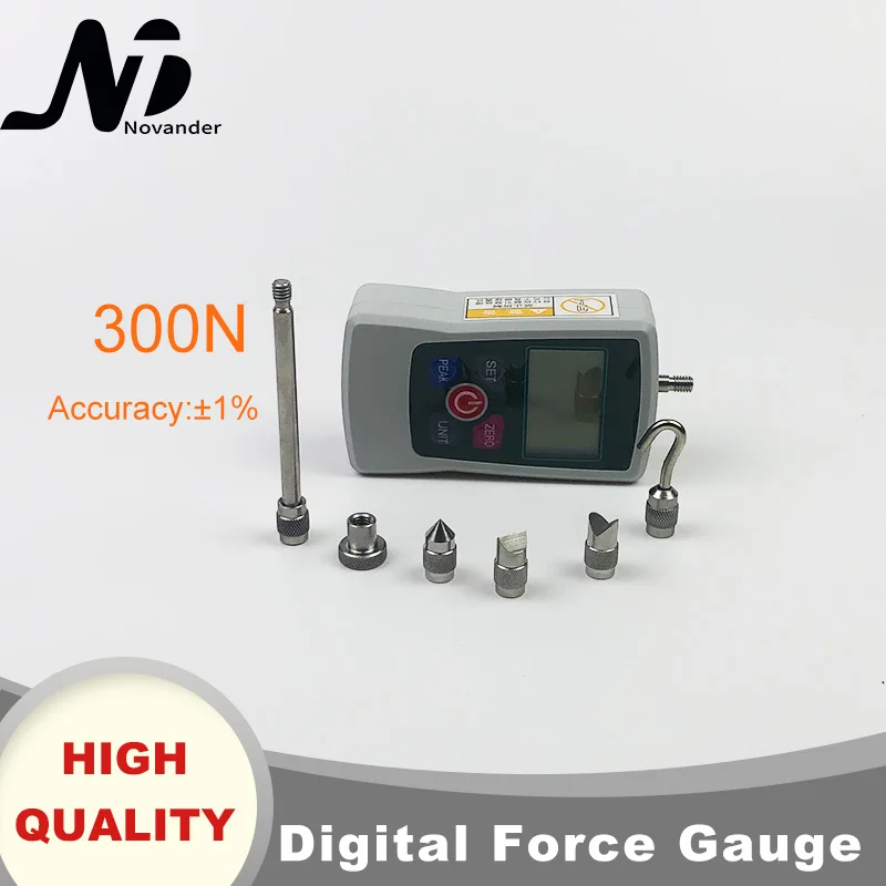 

Free Shipping Portable Push and Pull Tester Meter Digital Force Gauge 300N 30kg 65Lb