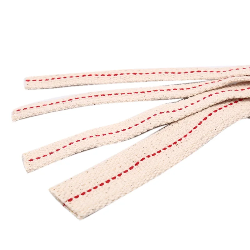 Image 4: Mèche de lampe à kérosène de 1 mètre, mèche de coton tressée, mèche de lampe à huile plate en coton pour lampe à huile