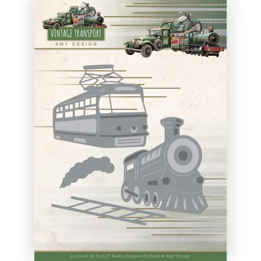 Piggy Craft metal cutting dies cut die mold Vintage transport Scrapbook paper craft knife mould blade punch stencils dies