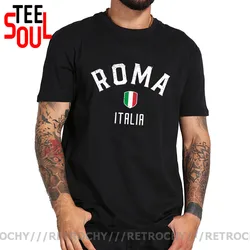 Camiseta Vintage de Roma e Italia para hombre, camisa divertida con bandera de Italia, diseño Retro, Camisetas del equipo de la nación ITA