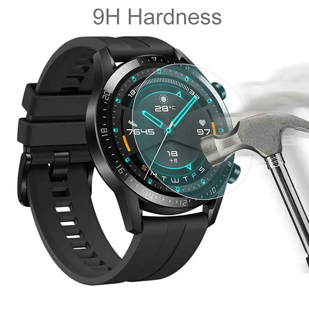 9H Kính Cường Lực Cho Huawei Honor Magic Đồng Hồ 2 46Mm Màng Bảo Vệ Bảo Vệ Màn Hình Trong Cho Huawei Watch GT GT 2e 46Mm GT 2 Pro