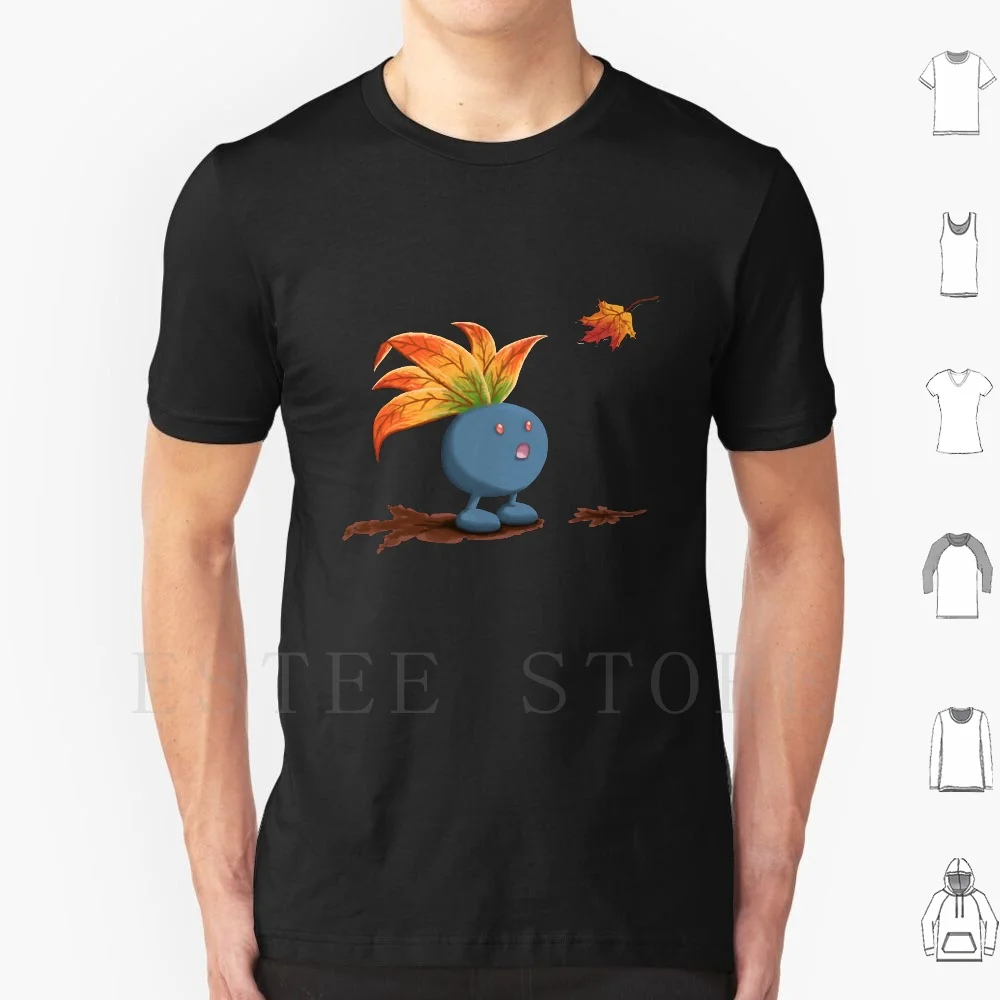 

Осенняя футболка Oddish, хлопковая мужская футболка с принтом «сделай сам», Oddish Autumn Fall Leaf Leaves Pkmn Kanto Grass Type Poison Type Gamefreak Видеоигра