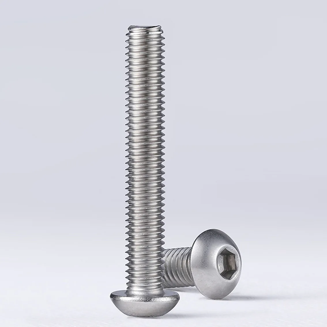 Hexagon Hex Socket Pan Head Machine Screws Round Head Allen Blots 304 A2 Stainless Steel DIN7380 M2 M2.5 M3 M4 M5 M6 M8