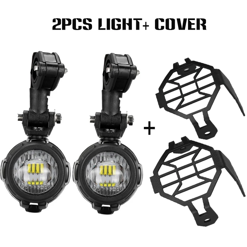 2 Stuks 40W Led Hulplamp 6000K Super Heldere Mist Aandrijflicht Kits Led Verlichtingslampen Drl Voor Motorfiets Bmw K1600 R 1200G