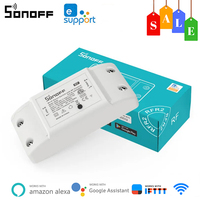 SONOFF RFR2 433MHz WiFi DIY Smart Switch Smart Home Automation Module Via Ewelink APP Remote Control Work With Alexa Google Home