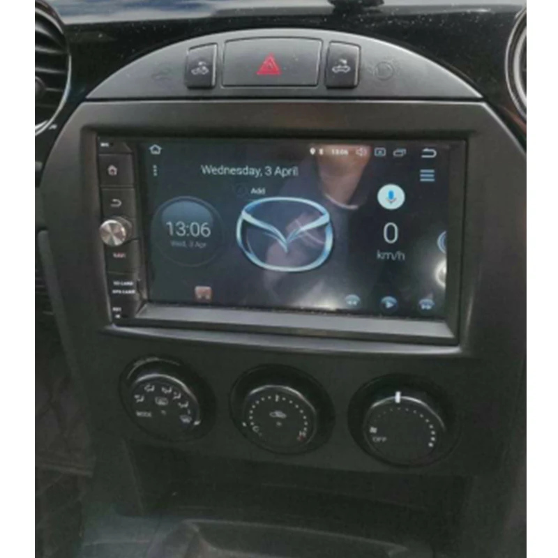 2 Din Car Audio Frame for Mazda MX-5 MX5 Miata 2005+ Dash Kit Stereo Adapter CD Trim Panel DVD Kit Fascia Facia