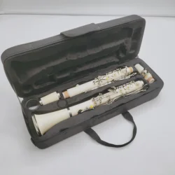 High Quality 17 Keys G Tune Clarinet Bakelite Body Silver key Professional Musical Instrument with Case