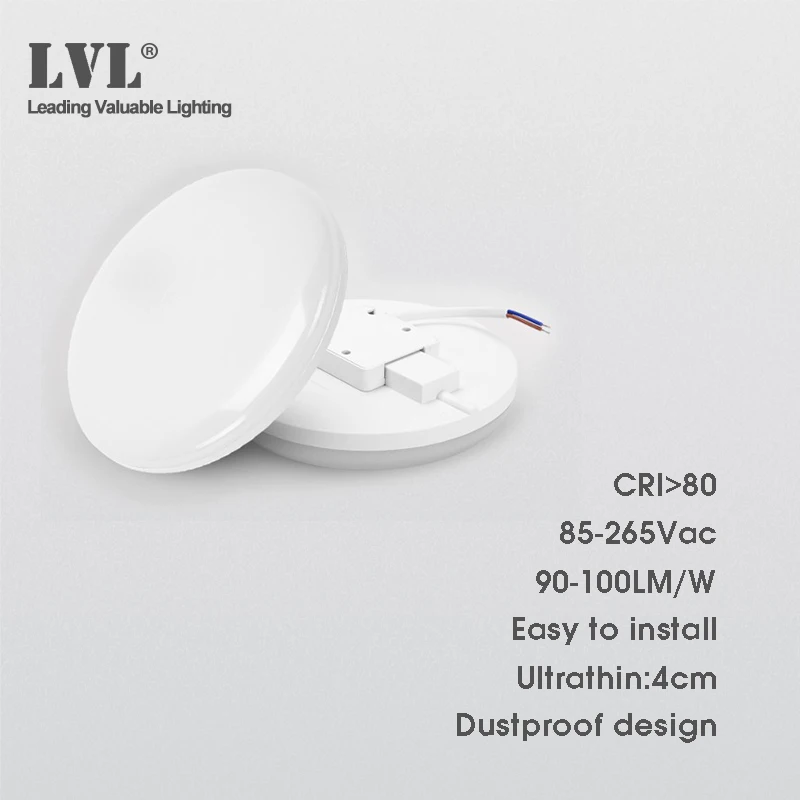 Lámpara de techo LED para cocina, luz moderna de 9W, 13W, 18W, 24W, 36W, con montaje en superficie, AC85-265V para dormitorio y baño