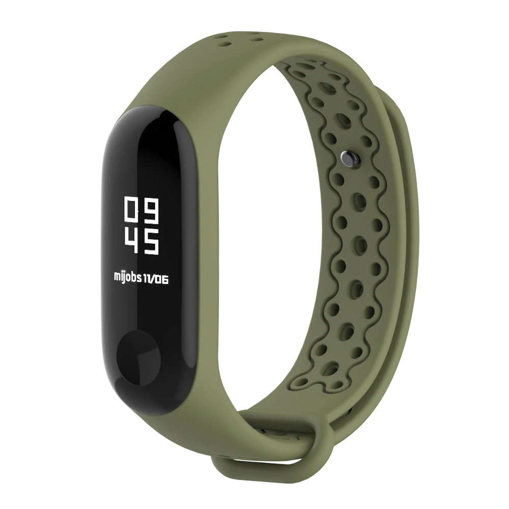 Per Mi Band 4 Cinghia Traspirante In Silicone Braccialetto Mi Curva 4 Cintura per Xiaomi Correas Miband 3 4 NFC Smart wristband Pulseira di Sport